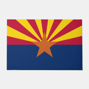 Staatsflagge von Arizona Fußmatte