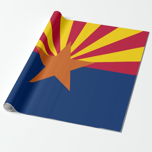 Staatsflagge von Arizona Geschenkpapier (Ungerollt)