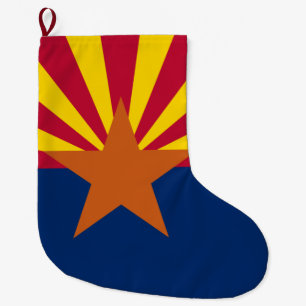 Staatsflagge von Arizona Großer Weihnachtsstrumpf