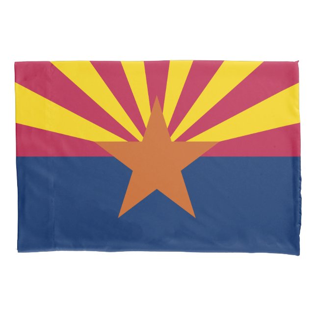Staatsflagge von Arizona Kissenbezug (Vorderseite)