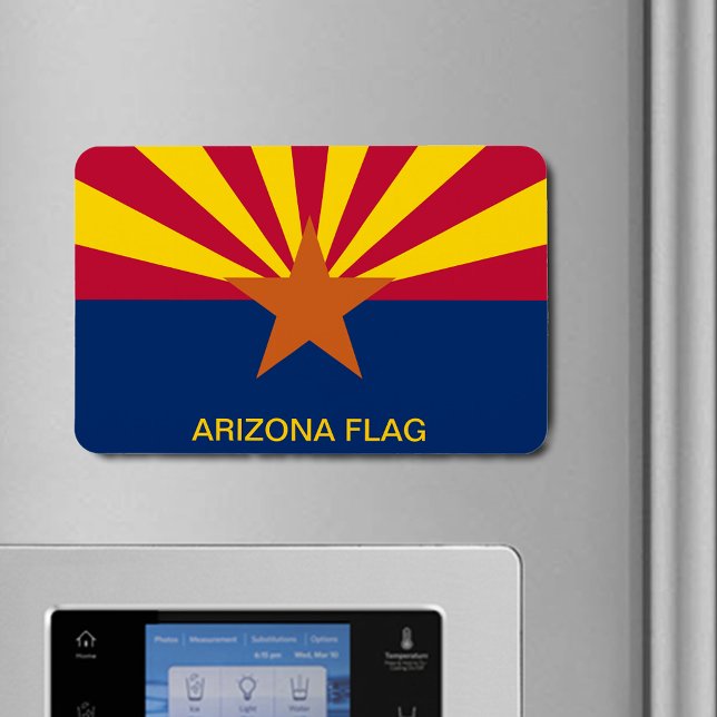 Staatsflagge von Arizona Magnet (Arizona State Flag Flexible Magnet)