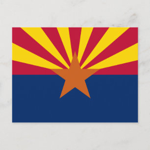 Staatsflagge von Arizona Postkarte