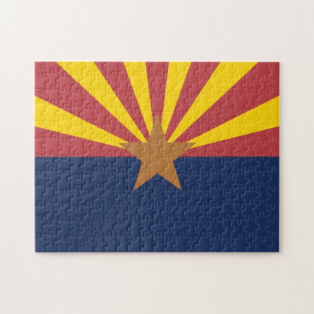 Staatsflagge von Arizona Puzzle (Horizontal)