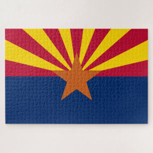 Staatsflagge von Arizona Puzzle