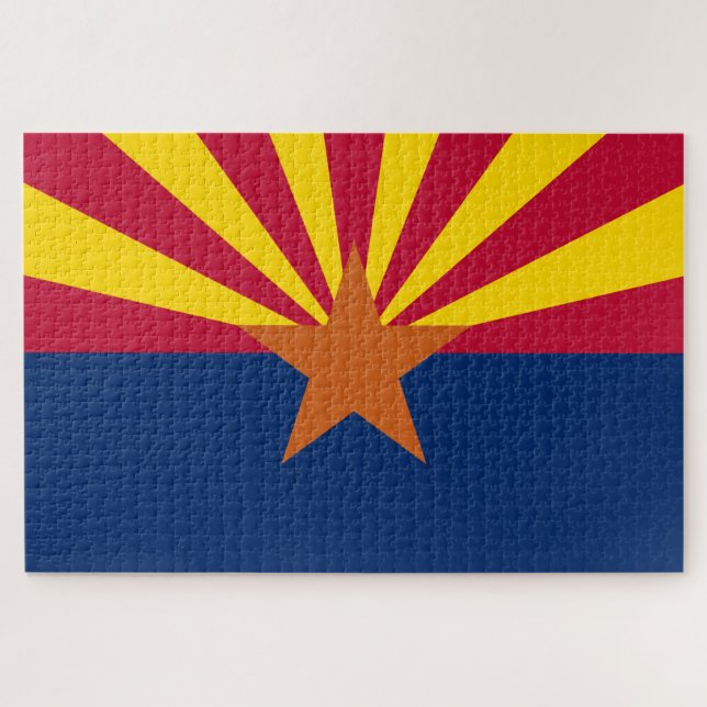 Staatsflagge von Arizona Puzzle (Horizontal)