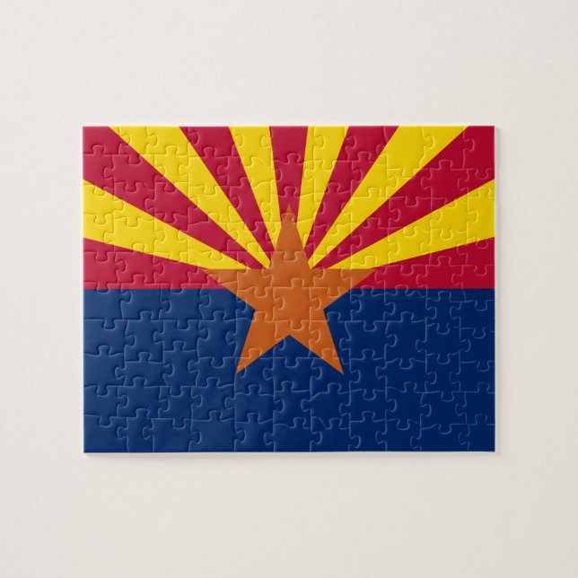 Staatsflagge von Arizona Puzzle (Horizontal)