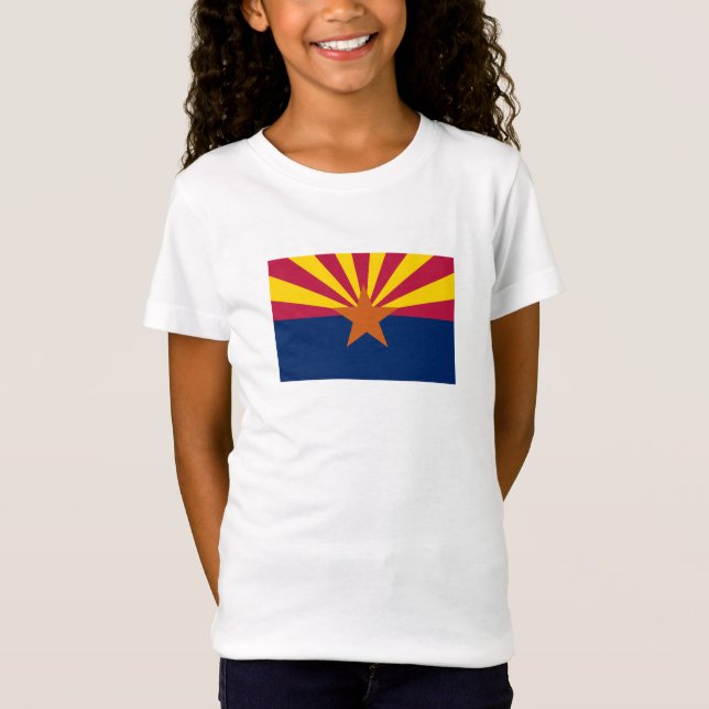 Staatsflagge von Arizona T-Shirt (Vorderseite)