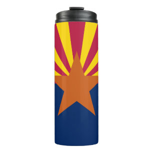 Staatsflagge von Arizona Thermosbecher