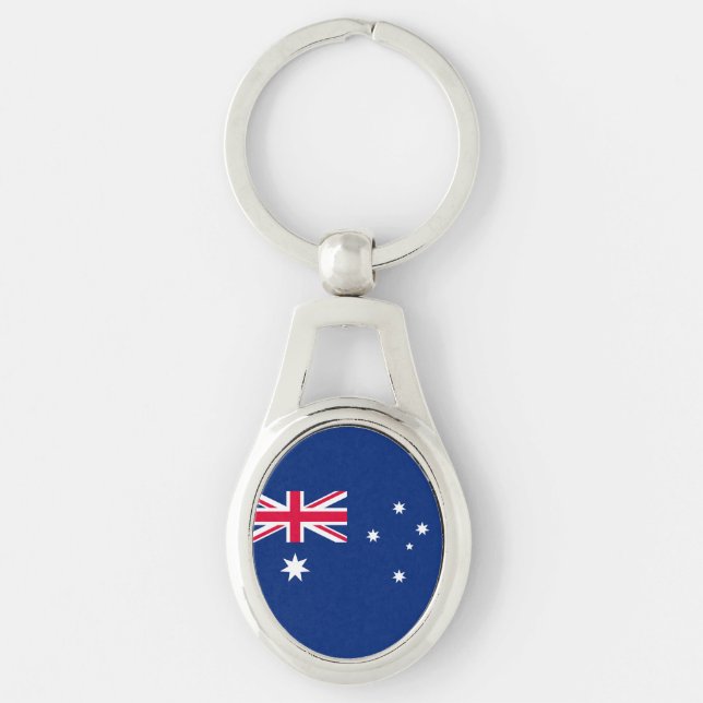 Staatsflagge von Australien Schlüsselanhänger (Vorderseite)