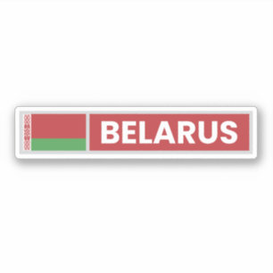 Staatsflagge von Belarus Aufkleber