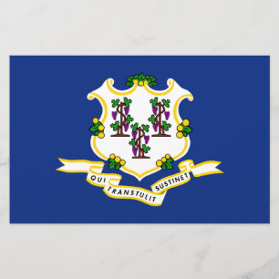 Staatsflagge von Connecticut Briefpapier