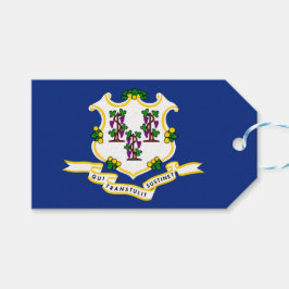 Staatsflagge von Connecticut Geschenkanhänger