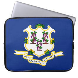 Staatsflagge von Connecticut Laptopschutzhülle