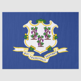 Staatsflagge von Connecticut Seidenpapier