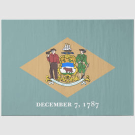 Staatsflagge von Delaware (DE, USA) Seidenpapier