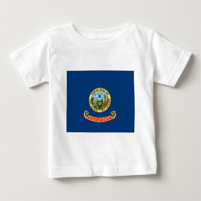 Staatsflagge von Idaho Baby T-shirt (Vorderseite)