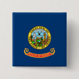 Staatsflagge von Idaho Button