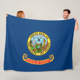 Staatsflagge von Idaho Fleecedecke