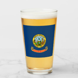 Staatsflagge von Idaho Glas