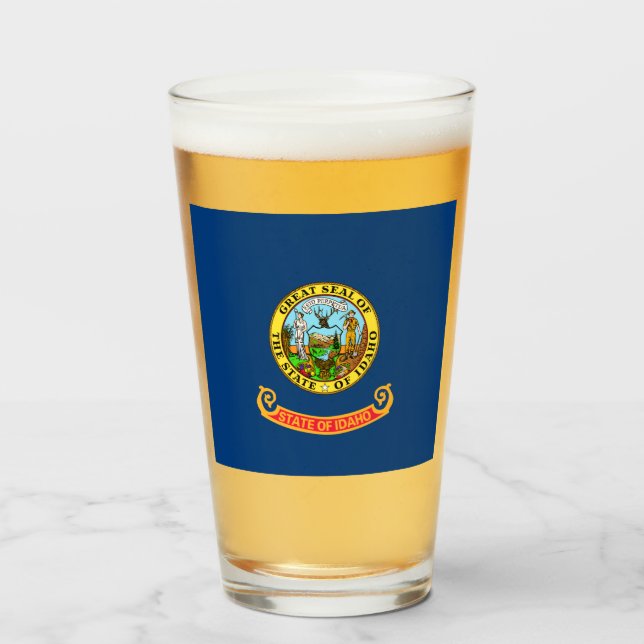 Staatsflagge von Idaho Glas (Vorne (Gefüllt))