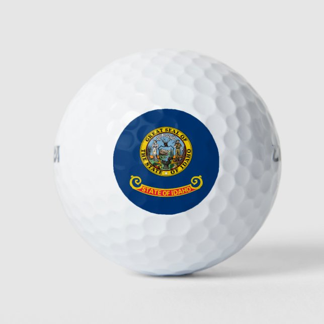 Staatsflagge von Idaho Golfball (Vorderseite)
