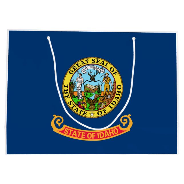 Staatsflagge von Idaho Große Geschenktüte (Rückseite)