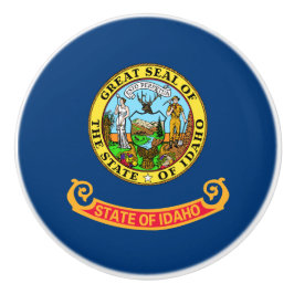 Staatsflagge von Idaho Keramikknauf