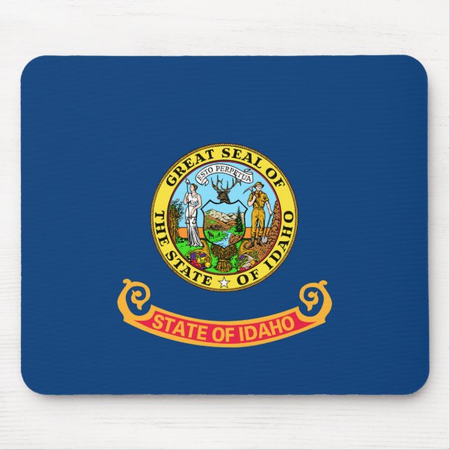Staatsflagge von Idaho Mousepad (Vorne)