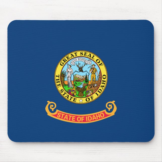 Staatsflagge von Idaho Mousepad (Vorne)