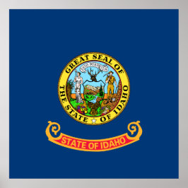 Staatsflagge von Idaho Poster