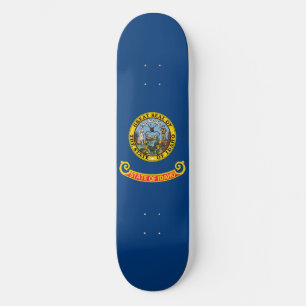 Staatsflagge von Idaho Skateboard
