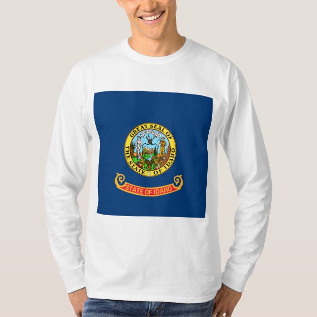 Staatsflagge von Idaho T-Shirt (Vorderseite)