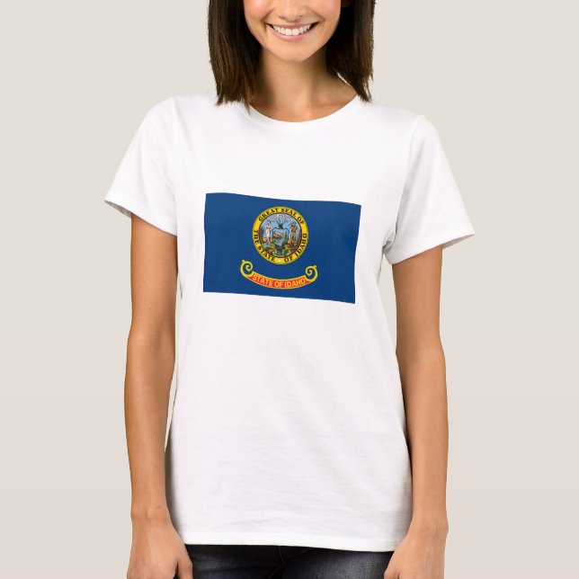 Staatsflagge von Idaho T-Shirt (Vorderseite)