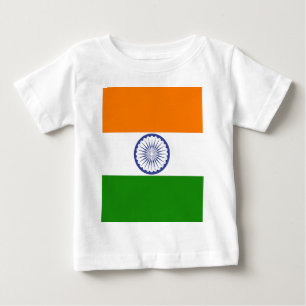 Staatsflagge von Indien Ashoka Chakra Baby T-shirt