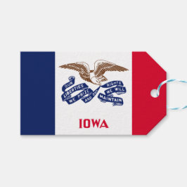 Staatsflagge von Iowa Geschenkanhänger