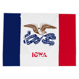 Staatsflagge von Iowa Große Geschenktüte