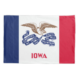 Staatsflagge von Iowa Kissenbezug