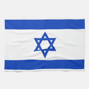 Staatsflagge von Israel - authentische Version Geschirrtuch