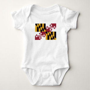 Staatsflagge von Maryland Baby Strampler