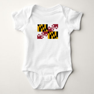 Staatsflagge von Maryland Baby Strampler