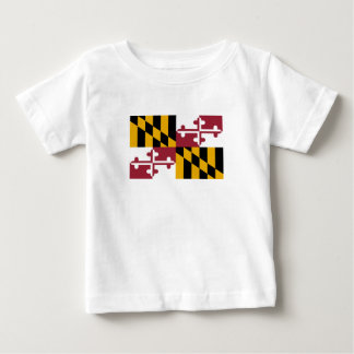 Staatsflagge von Maryland Baby T-shirt