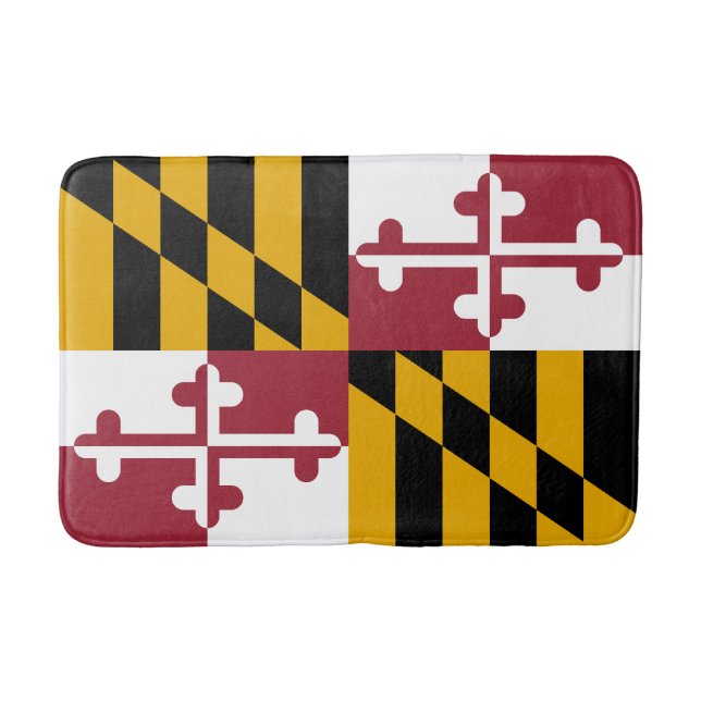 Staatsflagge von Maryland Badematte (Vorderseite)