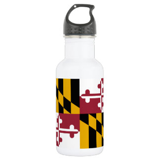 Staatsflagge von Maryland Edelstahlflasche