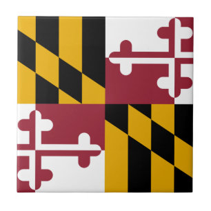 Staatsflagge von Maryland Fliese