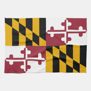 Staatsflagge von Maryland Handtuch