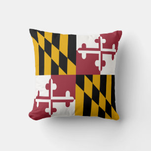 Staatsflagge von Maryland Kissen