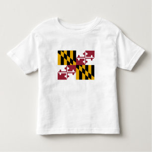 Staatsflagge von Maryland Kleinkind T-shirt