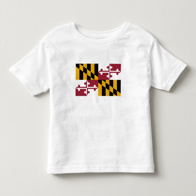 Staatsflagge von Maryland Kleinkind T-shirt (Vorderseite)