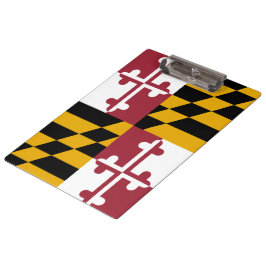 Staatsflagge von Maryland Klemmbrett