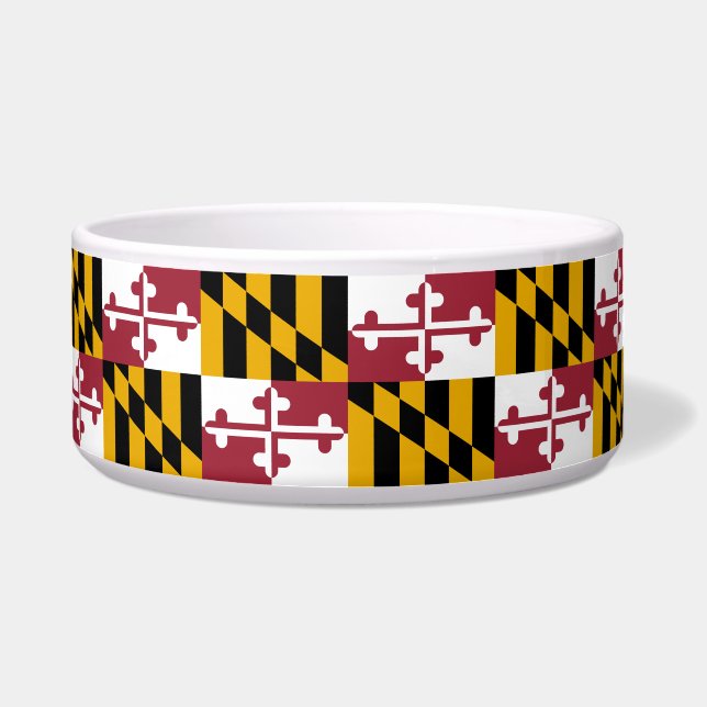Staatsflagge von Maryland Napf (Vorderseite)